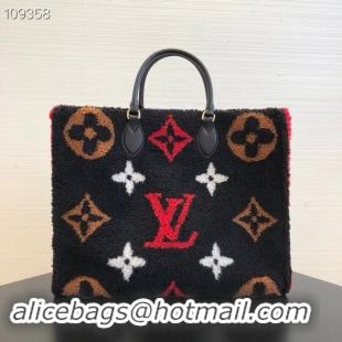 Discount Louis Vuitton Monogram Canvas Original M44412 black&red