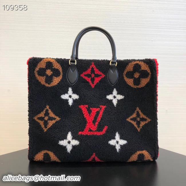 Discount Louis Vuitton Monogram Canvas Original M44412 black&red