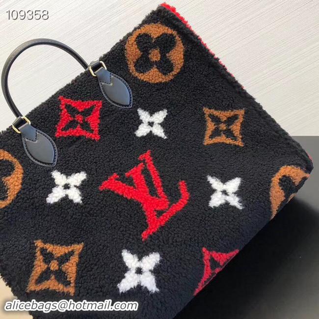 Discount Louis Vuitton Monogram Canvas Original M44412 black&red