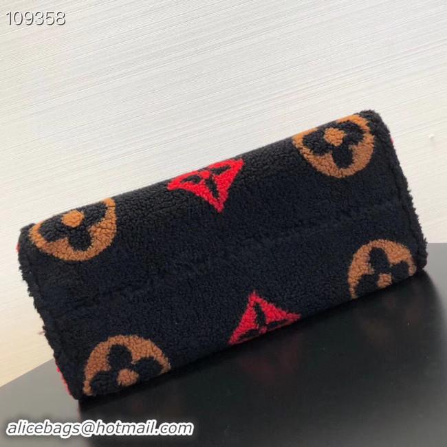 Discount Louis Vuitton Monogram Canvas Original M44412 black&red