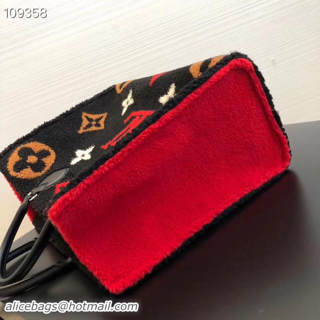 Discount Louis Vuitton Monogram Canvas Original M44412 black&red