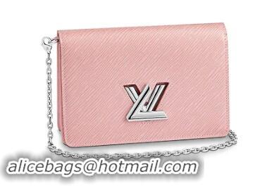 Best Duplicate Louis Vuitton TWIST BELT CHAIN WALLET M68559 pink