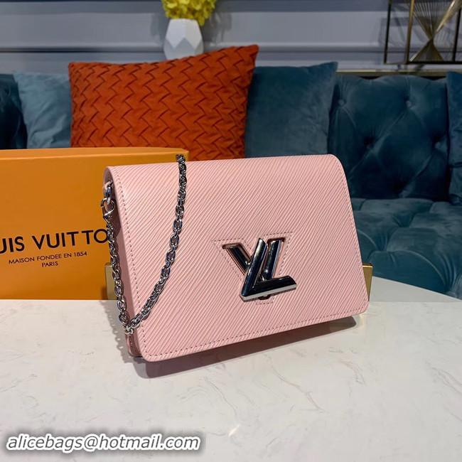 Best Duplicate Louis Vuitton TWIST BELT CHAIN WALLET M68559 pink