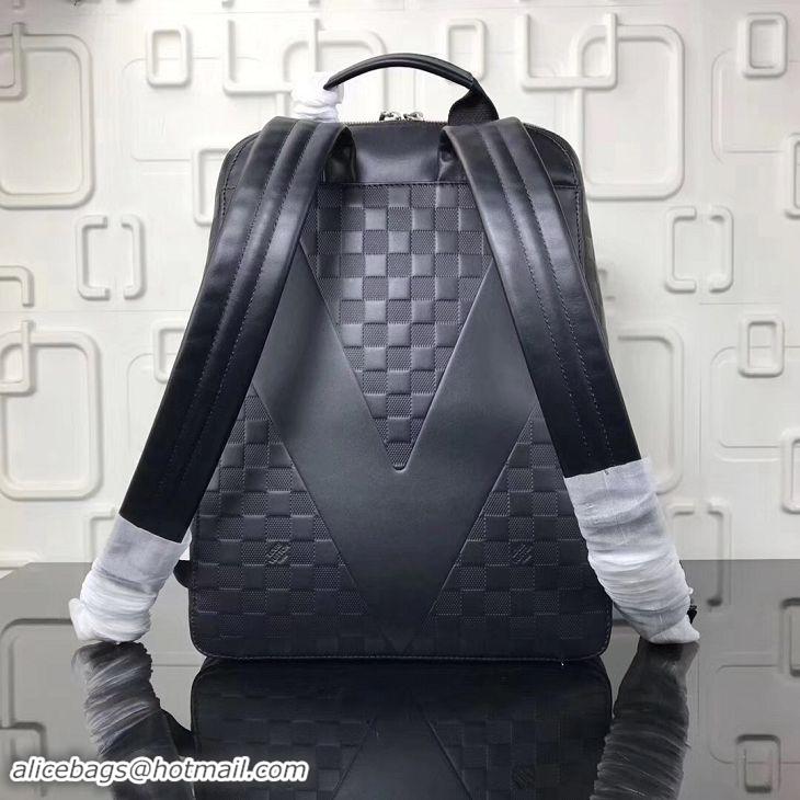 Top Quality Louis Vuitton Damier Infini Leather Avenue Backpack N41043 Onyx