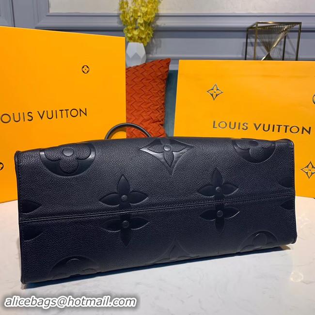 New Design Louis Vuitton Original Leather ONTHEGO M44576 Dark Blue