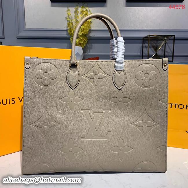 Discount Classic Louis Vuitton Original Leather ONTHEGO M44576 Grey