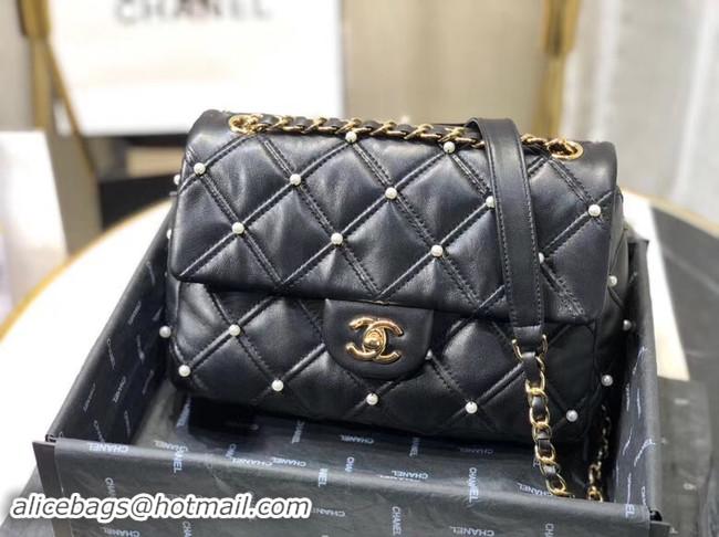 Hot Sale Chanel Original Leather Flap Bag AS1202 Black