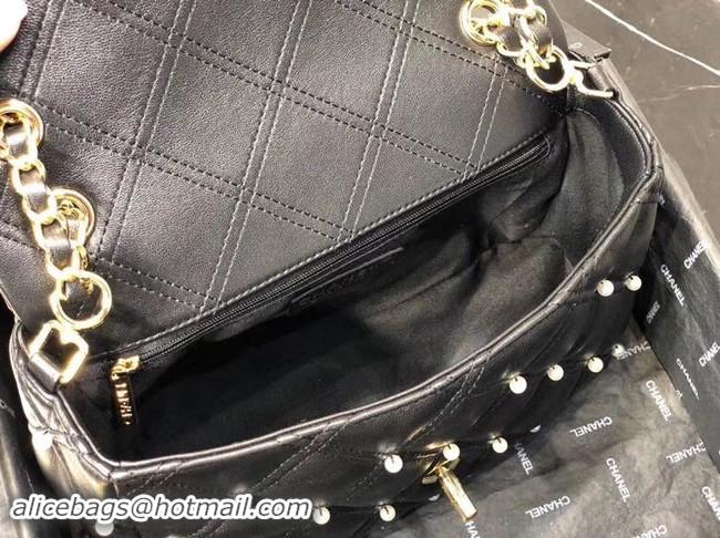 Hot Sale Chanel Original Leather Flap Bag AS1202 Black