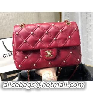 New Luxury Chanel Original Leather Flap Bag AS1202 Red