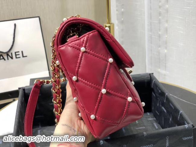 New Luxury Chanel Original Leather Flap Bag AS1202 Red