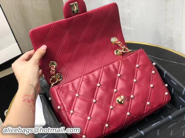 New Luxury Chanel Original Leather Flap Bag AS1202 Red