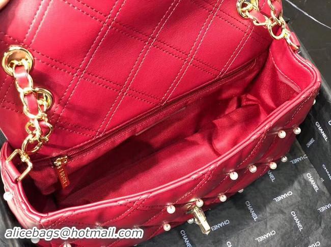 New Luxury Chanel Original Leather Flap Bag AS1202 Red