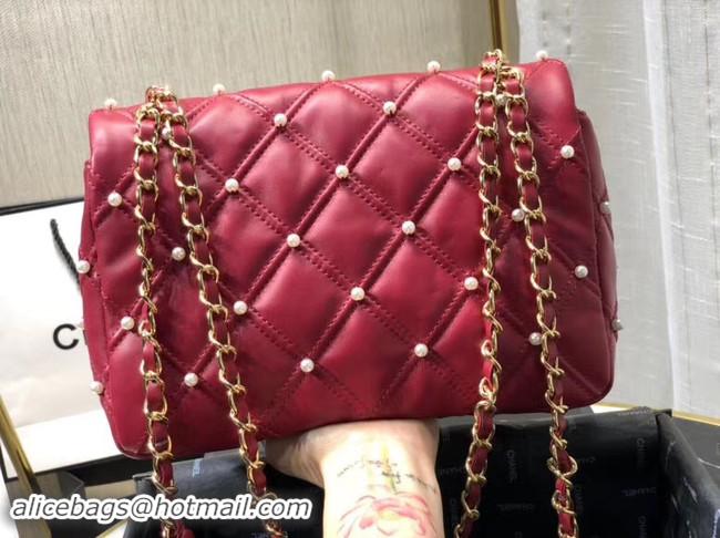 New Luxury Chanel Original Leather Flap Bag AS1202 Red