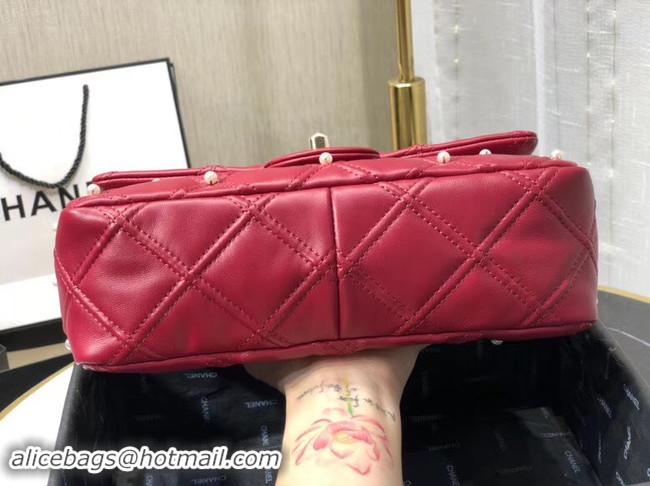 New Luxury Chanel Original Leather Flap Bag AS1202 Red