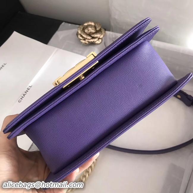 Shop Discount Boy Chanel Flap Shoulder Bag Original Leather A67085 Purple