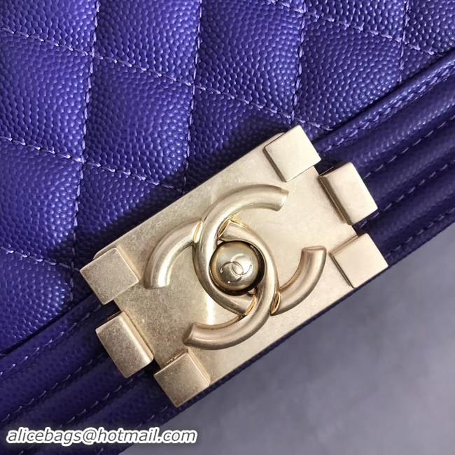 Shop Discount Boy Chanel Flap Shoulder Bag Original Leather A67085 Purple