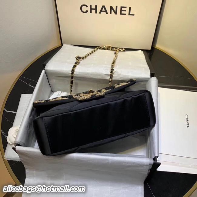 Spot Discount CHANEL 19 Flap Bag AS1154 Black&apricot