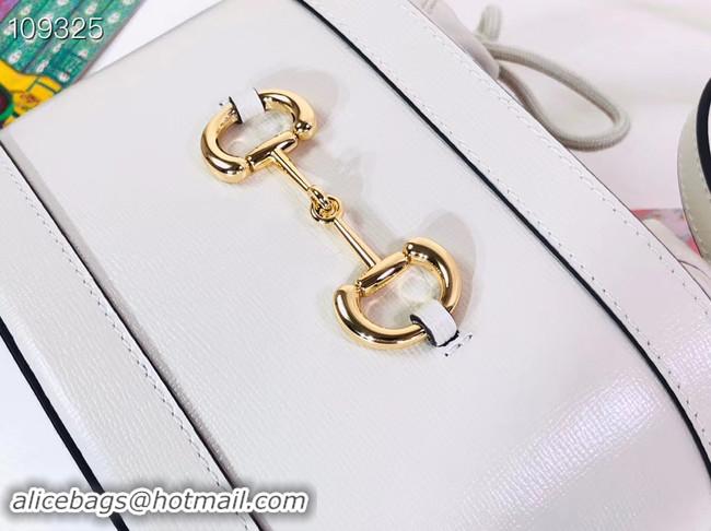 Best Price Gucci 1955 Horsebit Bucket Bag 602118 White