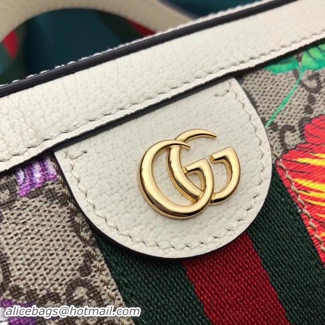 Cheapest Gucci Ophidia GG Flora small shoulder bag 550622 white