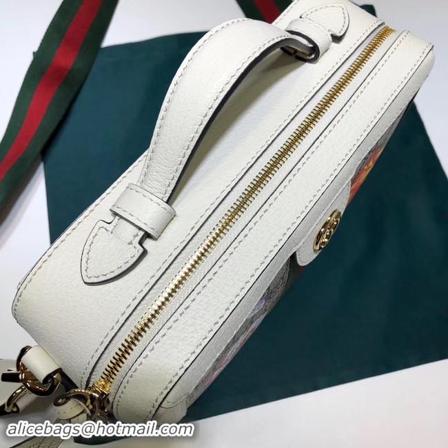 Cheapest Gucci Ophidia GG Flora small shoulder bag 550622 white