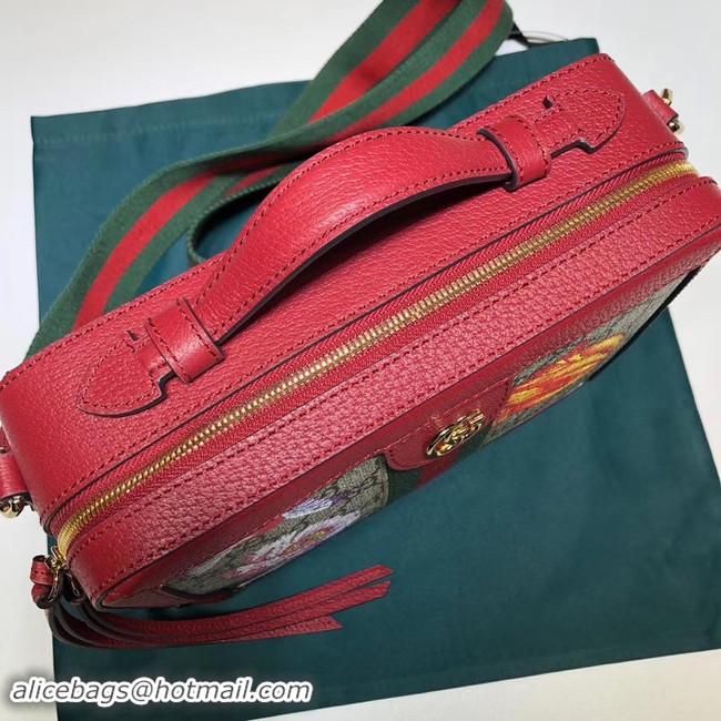 Classic Wholesale Gucci Ophidia GG Flora small shoulder bag 550622 red