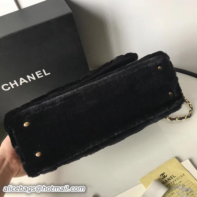 Top Quality Chanel flap bag with top handle A92991 black