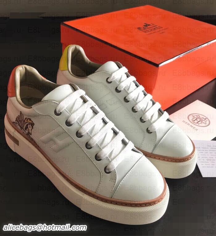 Pretty Style Hermes Calfskin Voltage Sneakers HS8901