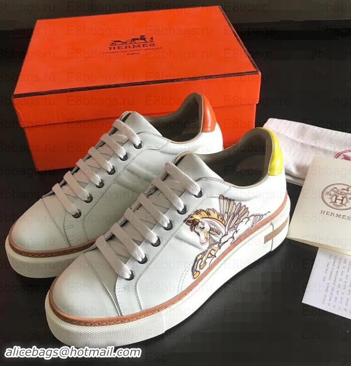 Pretty Style Hermes Calfskin Voltage Sneakers HS8901