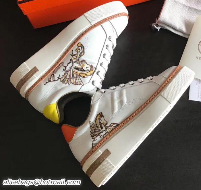 Pretty Style Hermes Calfskin Voltage Sneakers HS8901