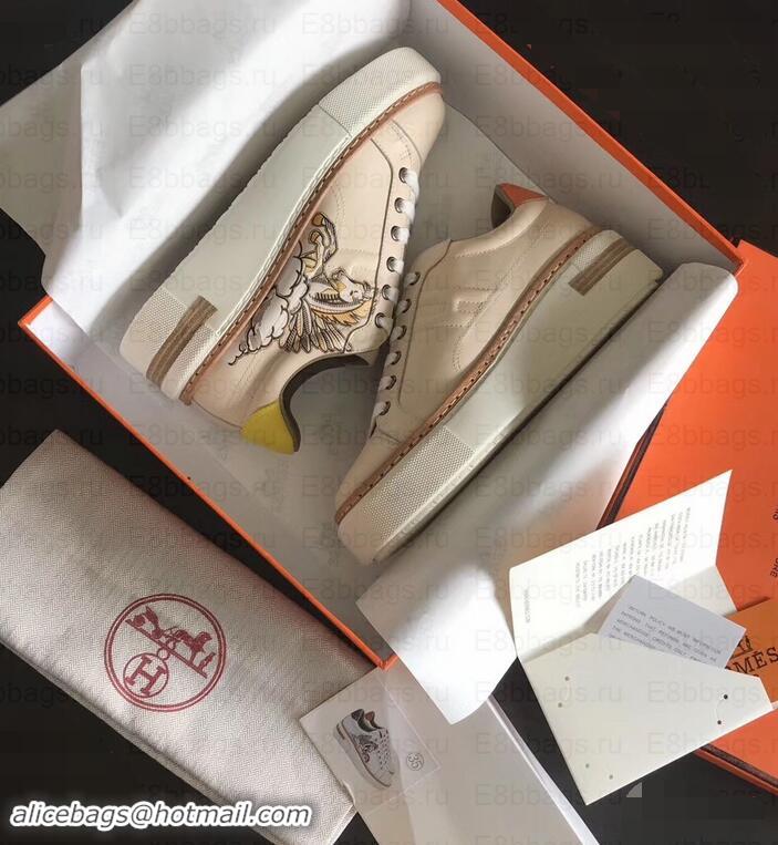 Top Quality Hermes Calfskin Voltage Sneakers HS8902