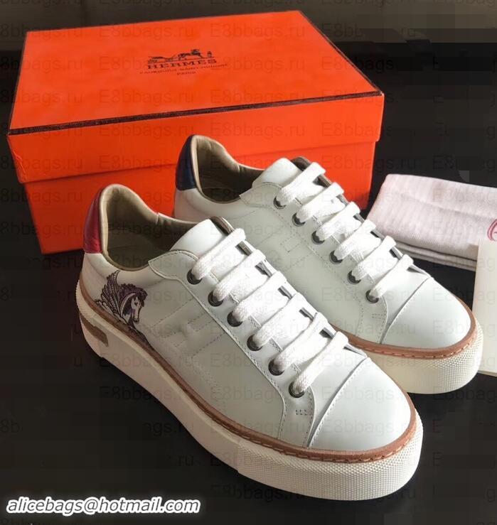 Good Looking Hermes Calfskin Voltage Sneakers HS8903