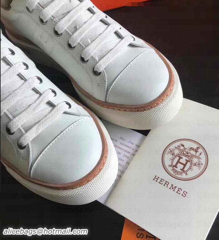 Good Looking Hermes Calfskin Voltage Sneakers HS8903