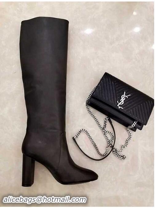 Trendy Design Yves Saint Laurent Heel 9.5cm High Boots Black YSL8978 2019