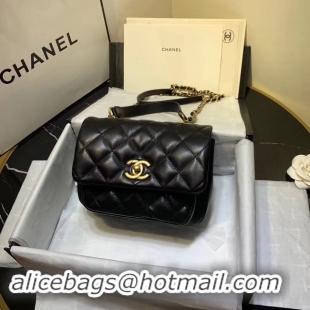 Specials Fashion Chanel flap bag Grained Calfskin & Gold-Tone Metal AS1155 black