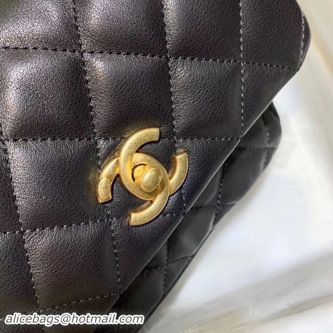 Specials Fashion Chanel flap bag Grained Calfskin & Gold-Tone Metal AS1155 black