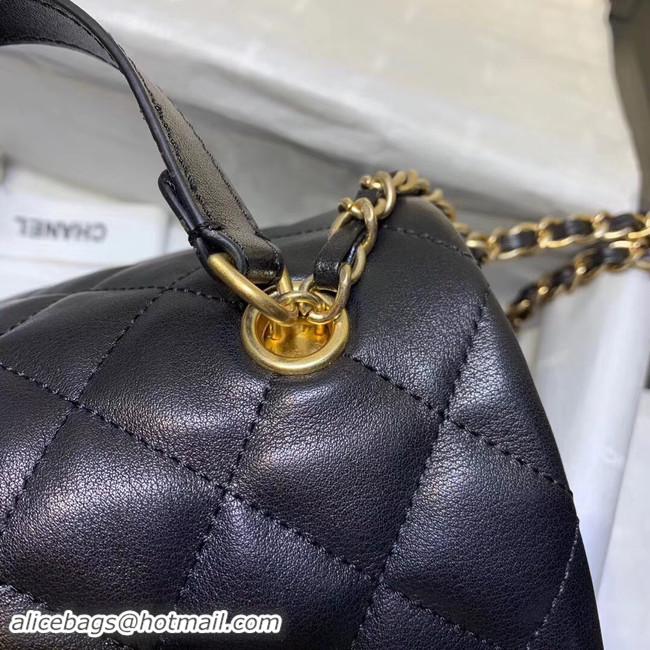 Specials Fashion Chanel flap bag Grained Calfskin & Gold-Tone Metal AS1155 black