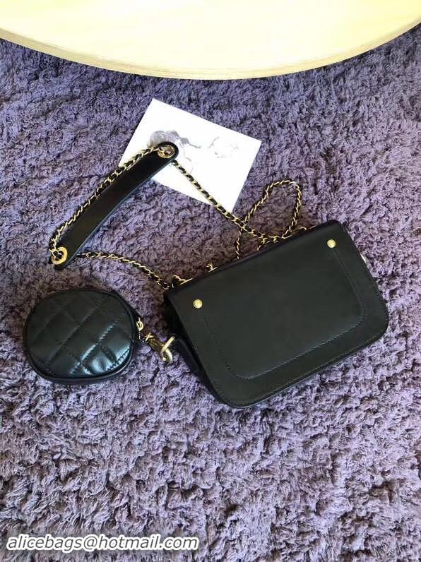 High Quality CHANEL Flap Bag Lambskin&Gold-Tone Metal AS1094 black