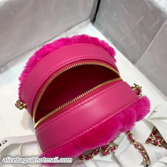 Best Discount Chanel Wool sheepskin & Gold-Tone Metal AP0366 rose