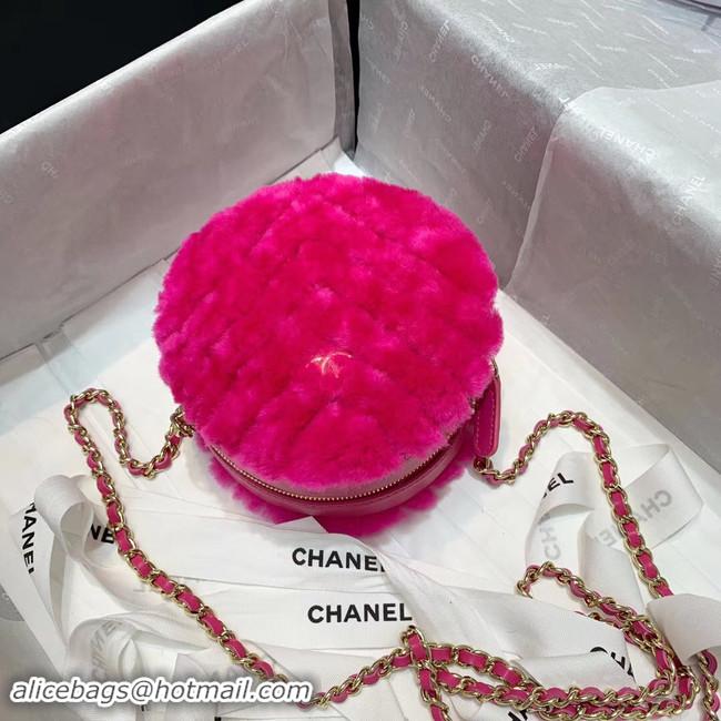 Best Discount Chanel Wool sheepskin & Gold-Tone Metal AP0366 rose