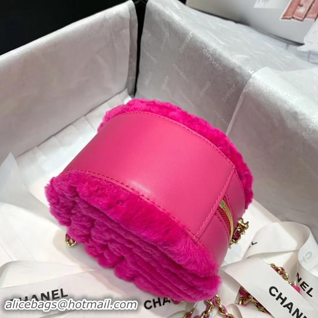 Best Discount Chanel Wool sheepskin & Gold-Tone Metal AP0366 rose