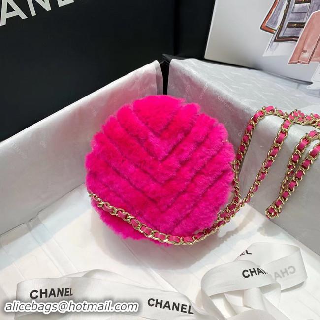 Best Discount Chanel Wool sheepskin & Gold-Tone Metal AP0366 rose