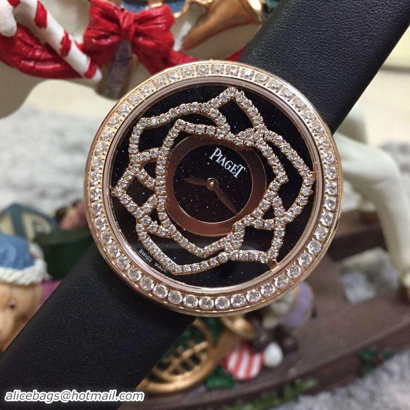 Unique Imitation Piaget Watch Flow P5317 Rose Gold