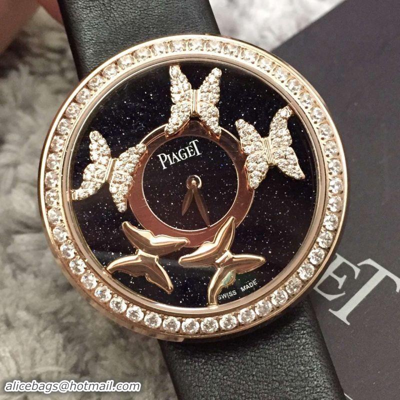 Super Classic Piaget Watch Butterfly P5318 Rose Gold