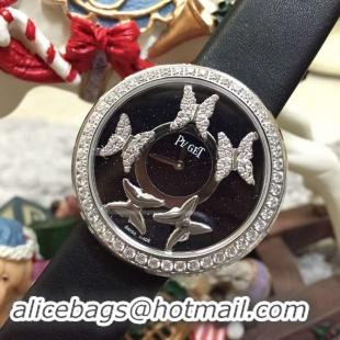 Grade Faux Piaget Watch Butterfly P5318 Silver