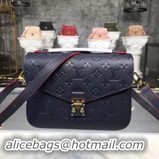 Buy Cheap Louis Vuitton Monogram Empreinte POCHETTE METIS M44071 Navy Blue