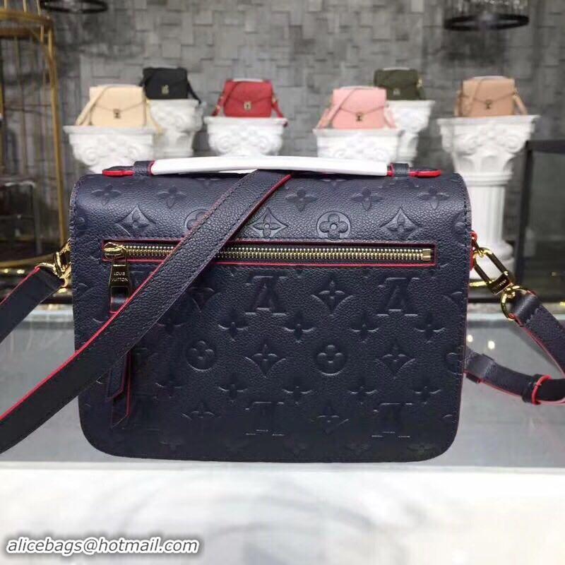 Buy Cheap Louis Vuitton Monogram Empreinte POCHETTE METIS M44071 Navy Blue