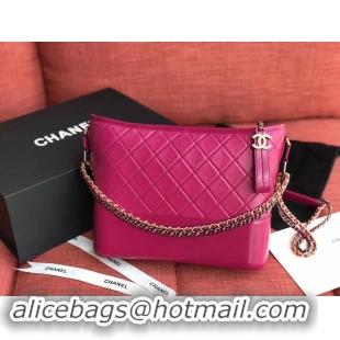 Unique Imitation Chanel gabrielle hobo bag A93824 Rose Red