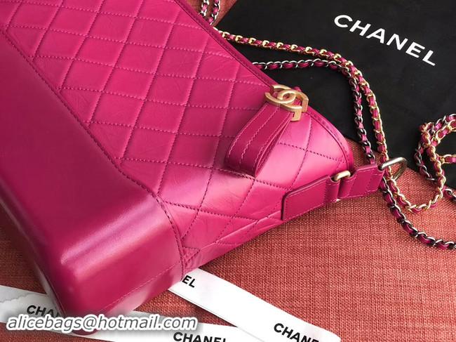 Unique Imitation Chanel gabrielle hobo bag A93824 Rose Red