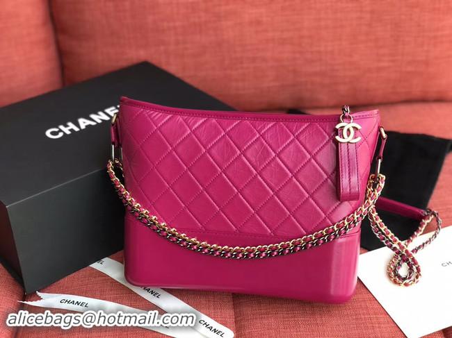 Unique Imitation Chanel gabrielle hobo bag A93824 Rose Red