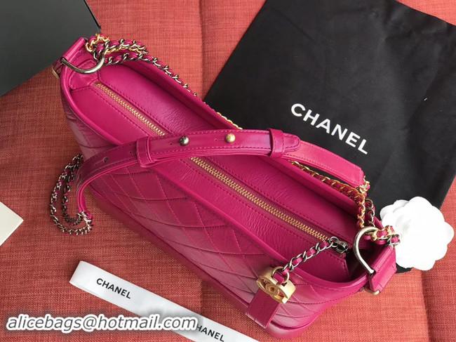 Unique Imitation Chanel gabrielle hobo bag A93824 Rose Red